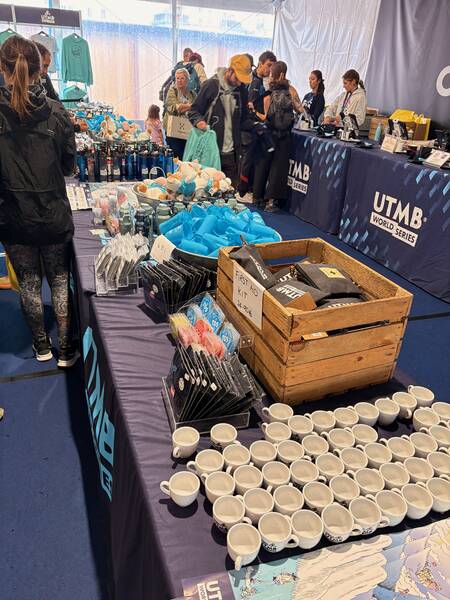 Of course, the merch tent is next and I have to admit I picked up a few items here as well, feeding the company stakeholders