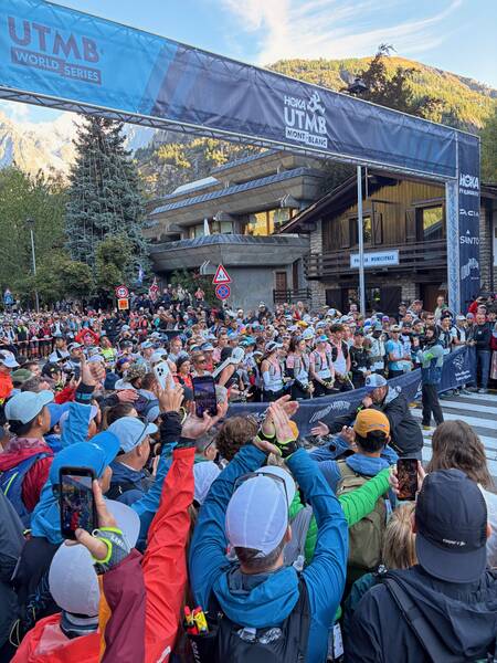 The elite field has already lined up when I arrive