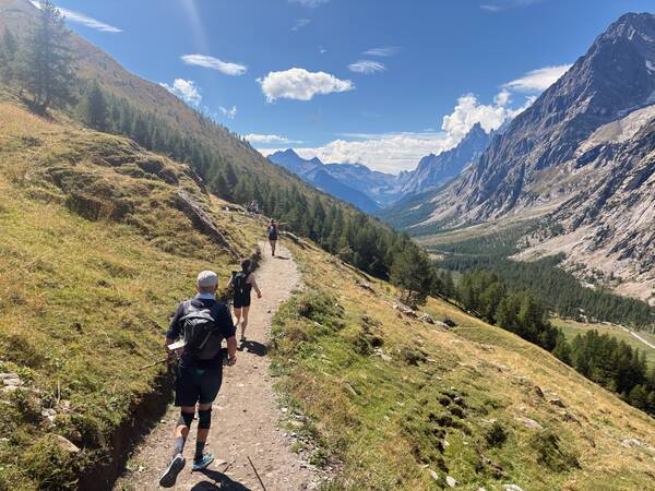 These trails here were the highlight of the course for me