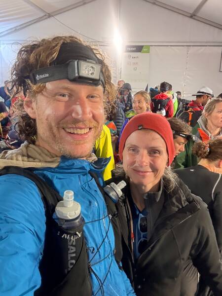 Reunited after 16 grueling dark kilometers