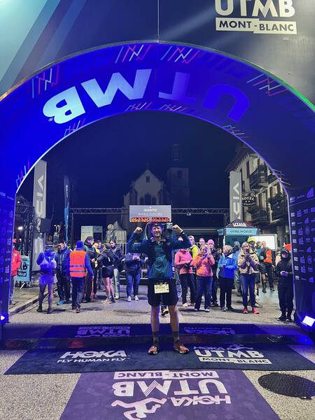 She even got me to pose for this finish line picture