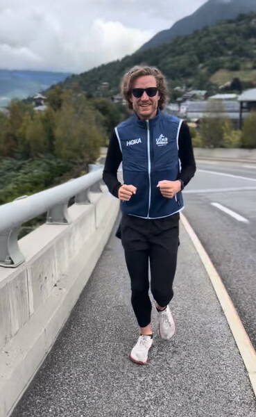 A few hours later, a slow and easy recovery jog with Sophie was back on the menu – keeping the running streak alive