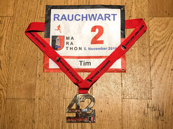 Medal and awesome racing number